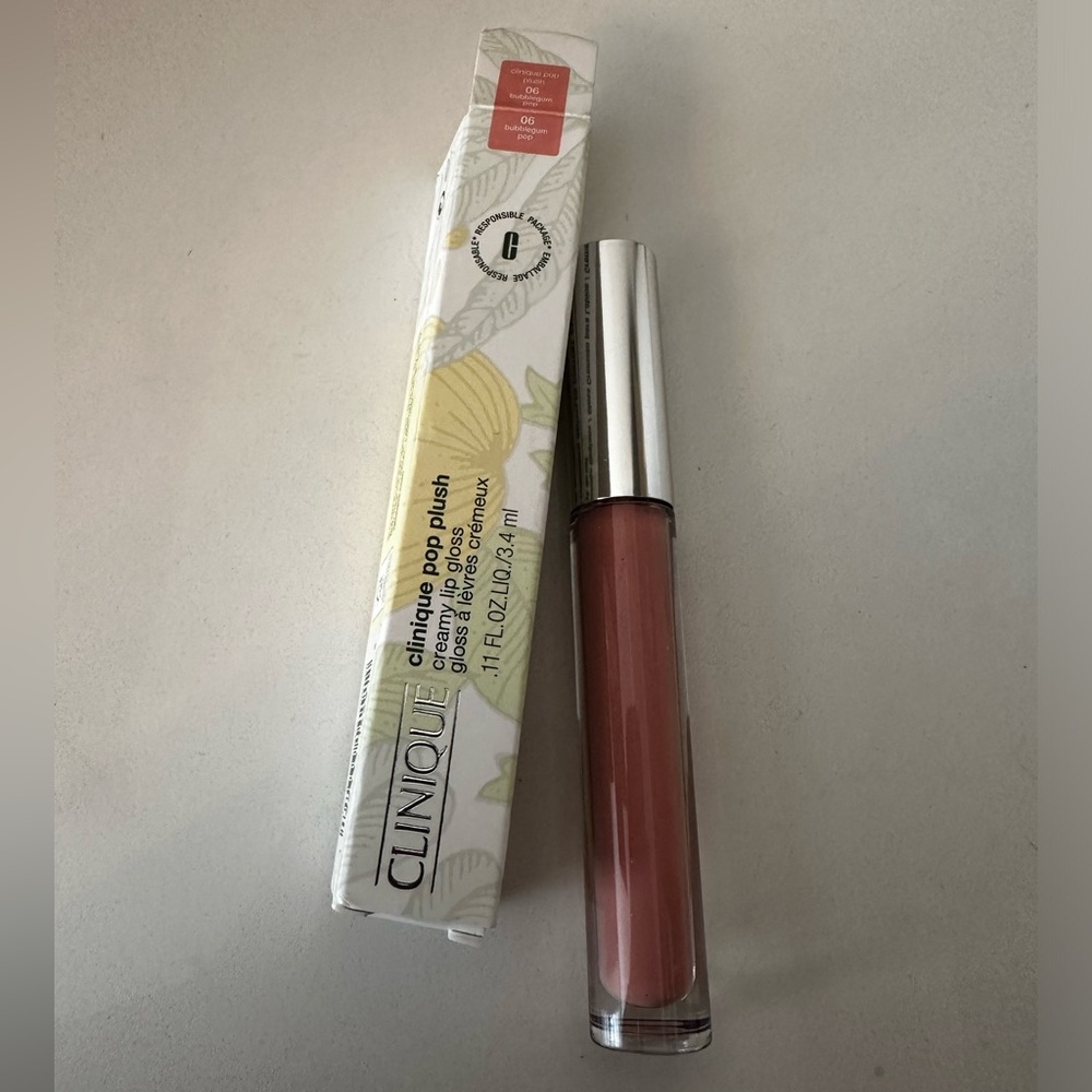 Clinique Pop Plush Creamy Lip Gloss in Bubblegum Pop